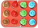 2 Pack - DecoBros 12-Cup Silicone Muffin Cupcake Baking Pan Mold, Cup:2.7oz.