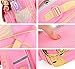 Efree Cute Cat Face Bow Diamond Bling Waterproof Pink School Backpack Girls Book Bag (Medium, Black)