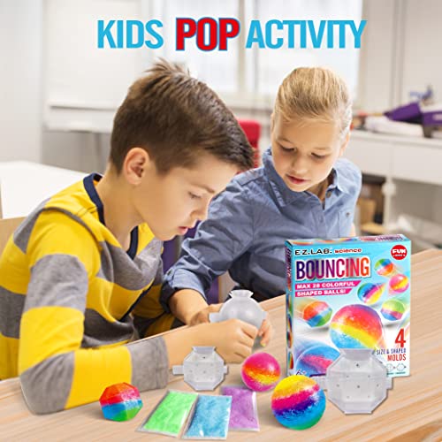 Big Bouncy Ball Kit, FunKidz Kids DIY Ultimate Magic Bouncy Ball Making