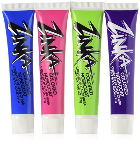 Zinka colored sunblock zinc waterproof nosecoat 4 pack …