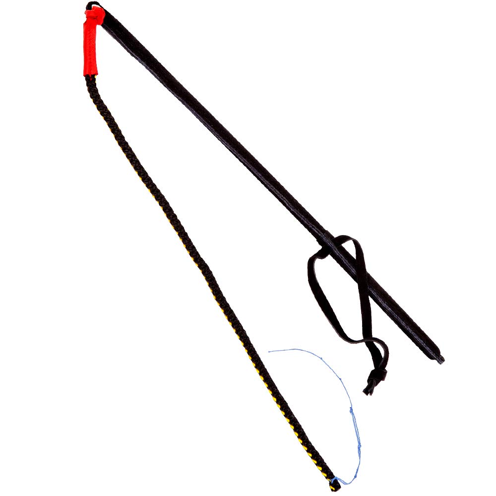 DINGO GEAR Gunshot Whip for Dog Training, Black with Red Part, IPO Tip of Links S02625