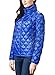 XPOSURZONE Women Packable Down Quilted Jacket Lightweight Puffer Coat Vibrant Cobalt L