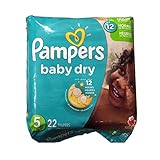 Pampers Baby Dry Diapers - Size 5-22 ct