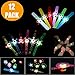 Mikulala 12 Pack Light Up Toys Glow In The Dark Birthday Party Favors For Kids Prizes Box Toys for Classroom Hand Spin Stress Relief Anxiety Toys Bulk Fidget Toys Boys Girls LED Neon Party Supplies
