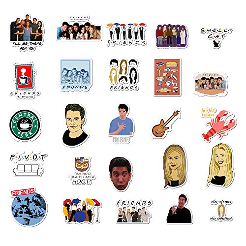 image for Acekar Friends TV Show Theme Stickers Pack of 50 Stickers -Funny Frien