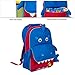 Ocean Blue Shark Dimensional Animal Shape Water Resistant Preschool Backpack