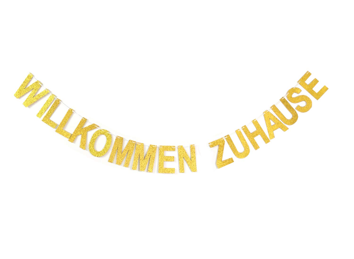 Andgo Willkommen Zuhause Banner für Familie Party Dekoration Photo Booth Props