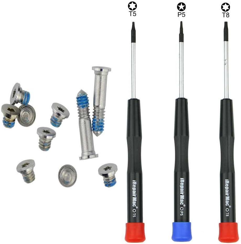 Pentalobe Bottom Screws and Screwdriver Set for MacBook Air 11" (A1370, A1465) and 13" (A1369, A1466)