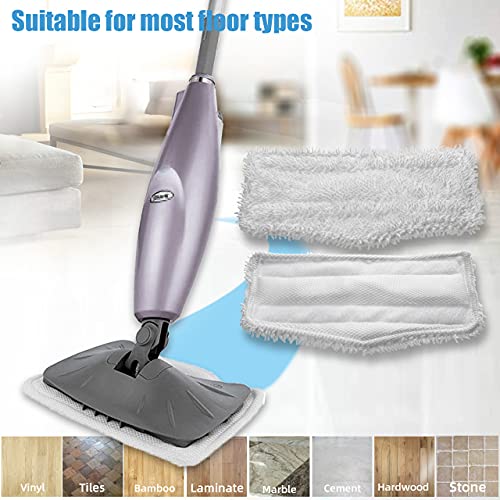 XIMOON Steam Mop Pads Replacement Washable Shark steamer & Spray Mop