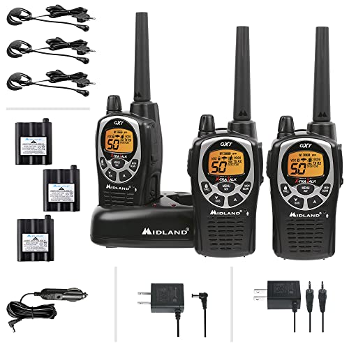 Midland Xtreme Bundle GXT1000VP4, 50 Channel GMRS TwoWay Radio