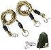 Tree Swing Ropes Hammock Chair Straps Hanging Kit with 2 Carabiners for Replacement, Adjustment or Extension - 6ft & Holds to 600lbs, Perfect for Children Swing, Outdoor Hammock and Hanging Chair primary