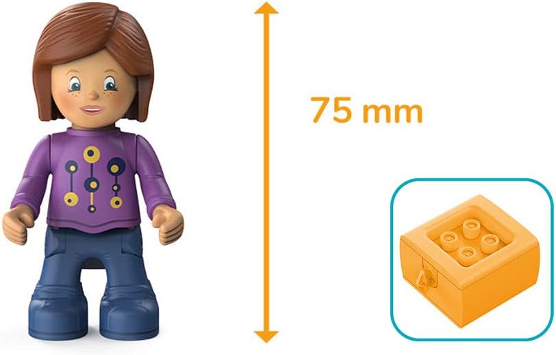 Toddys by siku 0104, Zoe Zoomy, 3-piece vehicle, Interconnectable, Includes movable toy figure, High-quality friction motor - Image 4