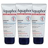 Aquaphor Healing Ointment - Protectant for Cracked Skin - Hands, Heels, Elbows, Lips - 1.75 oz Tube, Pack of 3