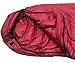 Hyke & Byke Shavano 32 F Hiking & Backpacking Sleeping Bag - 3 Season, 650FP Duck Down Sleeping Bag - Ultralight - Maroon - 87in - Long