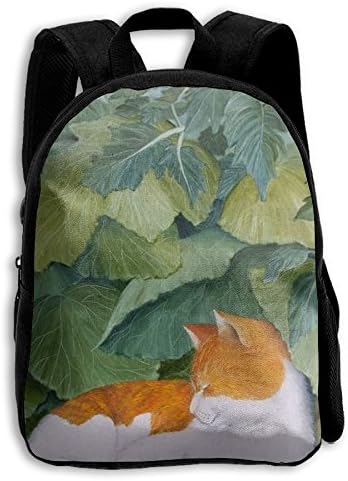 Child A Sleeps Cat In The Afternoon Popular Printing Toddler Pre School Backpack Bags Lightweight