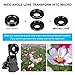 Phone Lens, 4 in 1 Cell Phone Camera Lens Kits with 10X Telescope Lens+Fisheye Lens+Wide-angle Lens+Macro Lens Compatible Phone and Tablets