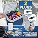 K-Box Electric Cooler and Warmer for Car and Home – 34 Quart (32 Liter) – Dual 110V AC House and 12V DC Vehicle Plugs (Blue)thumb 3