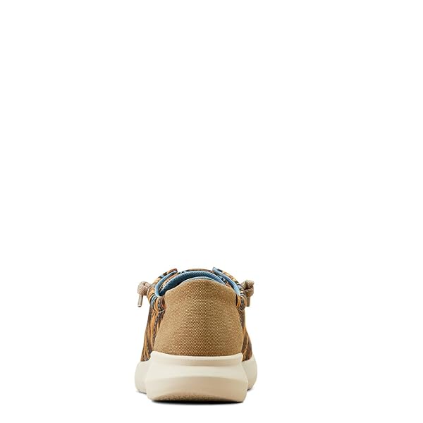 ARIAT MEN’S HILO, TAN/DUSTY BLUE SOUTHWEST, 7 WIDE