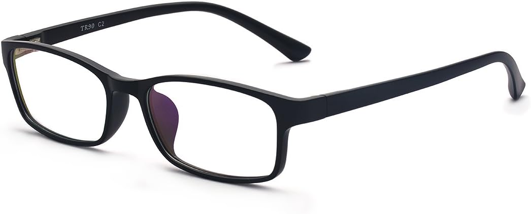 ALWAYSUV Black TR90 Full Frame Myopia Nearsighted Shortsighted Distance Glasses For Women/Men