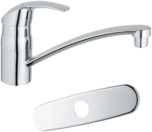 Grohe 3113310e Eurosmart Single Handle Bar Faucet In Starlight