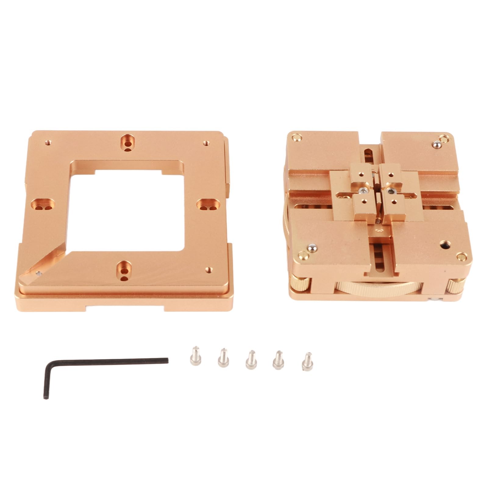 BGA Reballing Station Automatic Magnetic Stencil Holder Aluminum Alloy Soldering Rework Kit Compatible Tool for PCB Repair and Chip Reflow