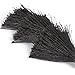 ELEARD Tassel Earrings Tiered Thread Tassel Dangle Earrings Statement Layered Tassel Drop Earrings (3 layers black)