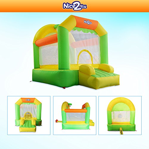 Nice2You Inflatable Bouncy Castle Children Jumping Backyard Bounce House