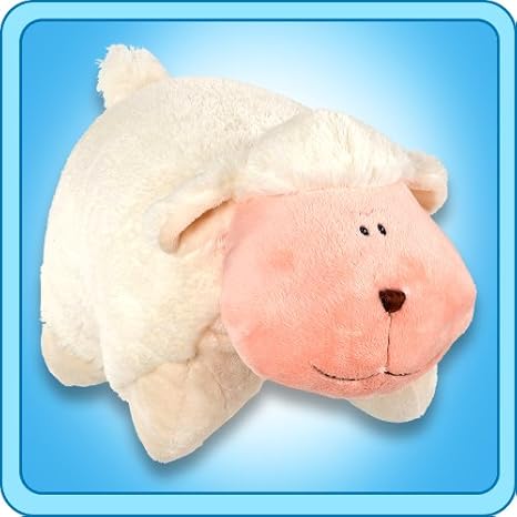 Amazon Com My Pillow Pets Lovable Lamb Small Cream Toys Games
