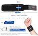 SOCKO 2 PCS 1436 Adjustable Classic Sports Gym Elastic Stretchy Wrist Joint Brace Support Wrap Band - Black One Size