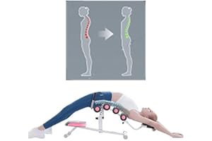 seanleecore Inversion Table for Back Pain Relief - 350lbs Capacity, Improve Posture and Spinal Health - Ideal for Home and Gym Use