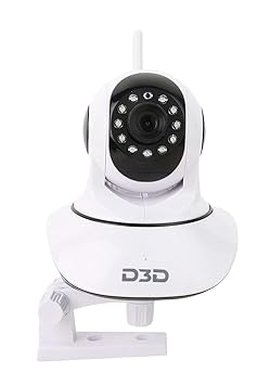 D3D D8810 HD 720P WiFi Home Security Camera PTZ 360 (White)