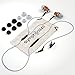 Symphonized NRG 3.0 Wired Earbuds with Microphone, Wooden Phone & Laptop Headphones, 90% Noise Cancelling Corded Earphones with 3.5mm Jack (Blue)
