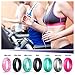Egnaro Thin and Stackable Silicone Wedding Bands Women - 2.5mm Width - 1.8mm Thick