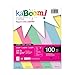 Kaboom Glimmer Pastel Assorted Colored Paper, 8.5