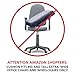 Extra Wide Seat Cushion for Wheelchairs & Office Chairs - Jumbo and Firm Wheelchair Cushion for Users 300 to 500lbs (25