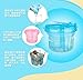 BABYKINGS Powder Formula and Snack Cup Dispenser Portable Travel Container Bottle, Pink