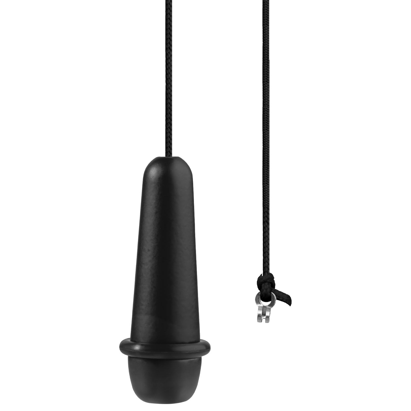 LbsAMP Chrome Bathroom Light Pull Handle with 150cm Cord Connector Extension Replacement Weighted Cord Ends for Toilet Ceiling Light Fan Switch - Black