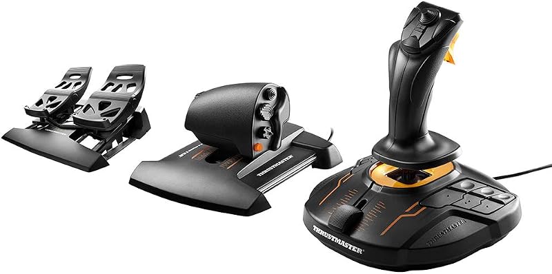 Thrustmaster T16000M FCS Flight Pack Joystick Throttle Rudder PC