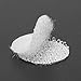 Whitelotous 1000 Pairs Sticky Back Coins Hook & Loop Double Sided Adhesive Disks Dot Fastener Tape White 10mm
