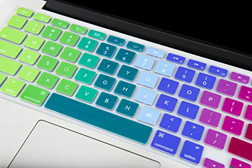 KEC Keyboard Cover Skin for MacBook Air 13", Old Pro 13", 15", 17" (w/or w/Out Retina Display, -2015) and iMac (Colorful Space) - Thumbnail 4