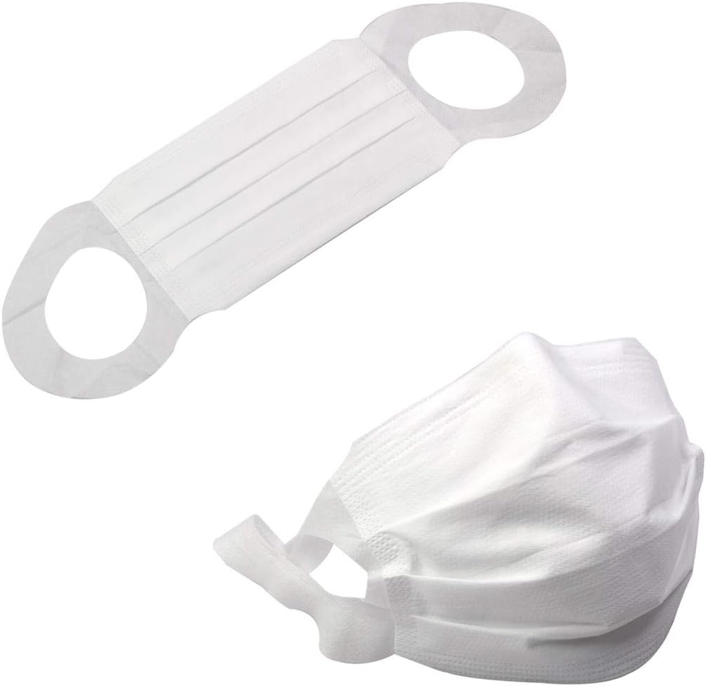 Disposable 𝐌𝐀𝐒𝐊,100 PCS Protective 3-Layer Dustproof Cover, Breathable Earloop Prevent Saliva Medical Sanitary Surgical 𝐌𝐀𝐒𝐊