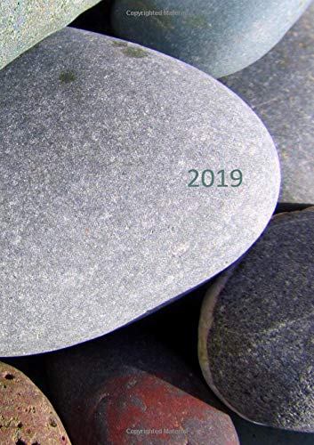 MY BIG FAT CALENDAR 2019 - STONE (Great Britain) - 1 day per page, DIN A4