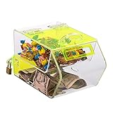 Candy Tip Jar-Rideshare Candy Jar - for Drivers, for Restaurant and Bar Counters, Car, SUV, Minivan, Easy to Set-Up with Velcro Strap, 2 Compartments, and Lock with 2 Keys, (Green)