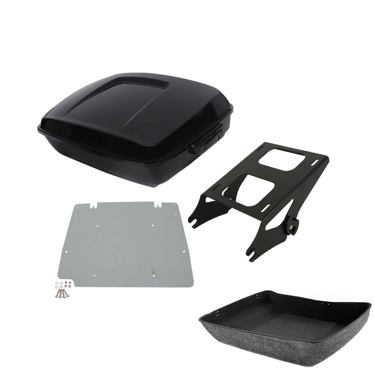 TCMT Chopped Tour Pack Trunk Two Up Mounting Rack