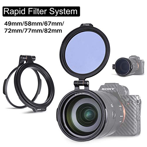 Filter Ring Adapter, Camera Lens Filter Metal Stepping Ring Rapid Filter System Compatible for Canon Nikon Sony Olympus DSLR Camera, 49/58/67/72/77/82mm Available, 1 Pack - Thumbnail 7