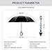 Spar. Saa Double Layer Inverted Umbrella with C-Shaped Handle, Anti-UV Waterproof Windproof Straight Umbrella for Car Rain Outdoor Use