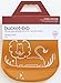 Modern Twist Bucket-Bib 100% Food-Grade Silicone, Waterproof and Reusable, Dandy Lion – Orange