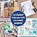 Darice Cotton Stretched Canvas, Pack of 2 – 11” x 14” Double Acrylic Primed Painting Canvas with Wooden Frame, Ideal for Acrylic or Oil Paints, Acid-Free, Medium Weight Blank Canvas