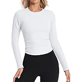 ATTRACO Long Sleeve Workout Tops for Women Zip Up Seamless Athletic Base Layer High Neck Thermal Tops