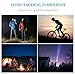 Tactical Flashlight - Handheld LED Flashlight - Brightest XML T6 - Brightest LED Flashlight with 5 Modes - Adjustable Waterproof Military Grade Flashlight for Biking Camping by LETMY